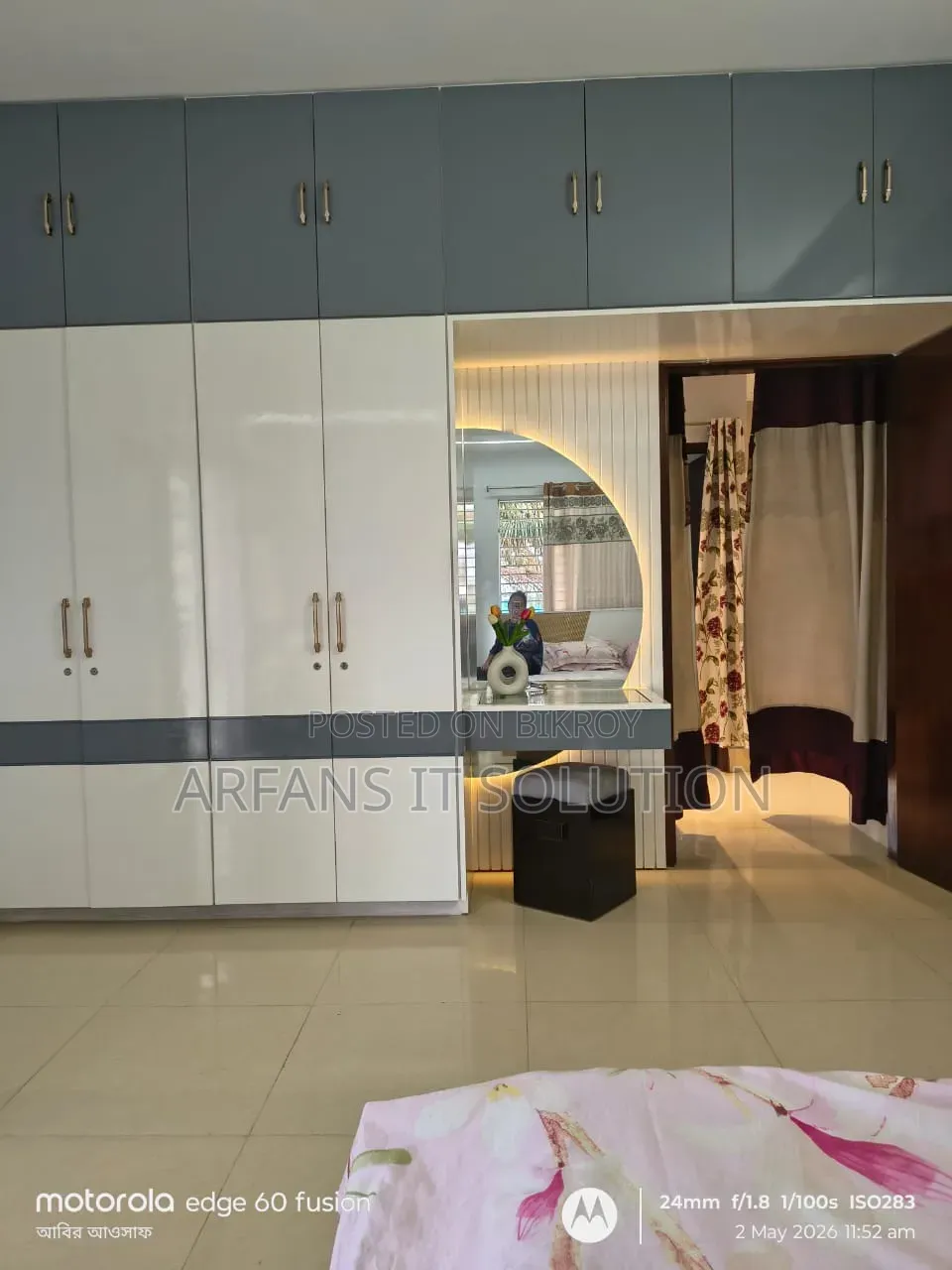 Furnished 3-bedroom Apartment in Khulna Sadar for rent