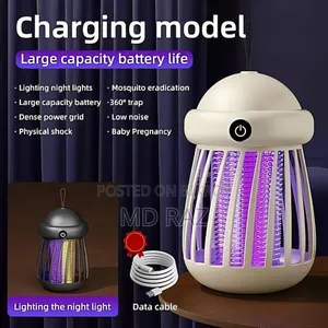 Portable USB Rechargeable Electric Shock Mosquito Killer Lamp