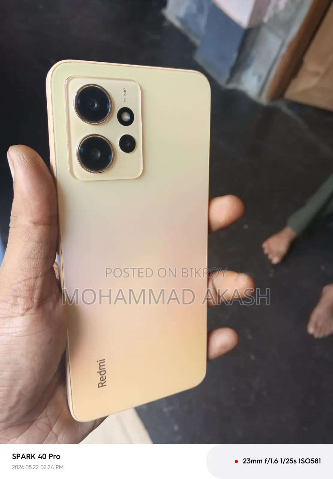 Xiaomi Redmi Note 12 128 GB Rose Gold