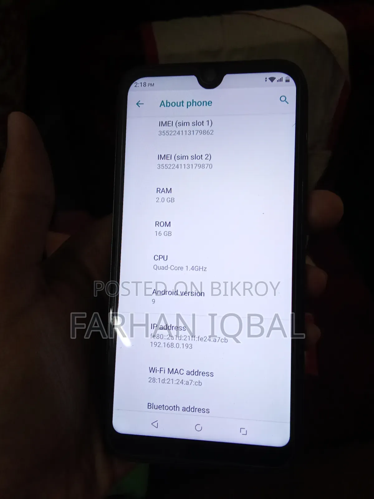 Benco Y50 Pro 16 GB Blue