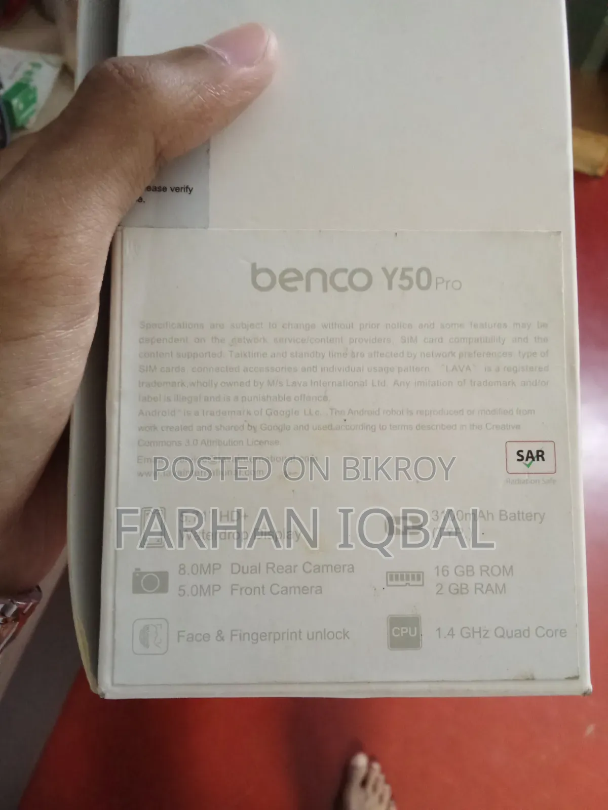 Benco Y50 Pro 16 GB Blue