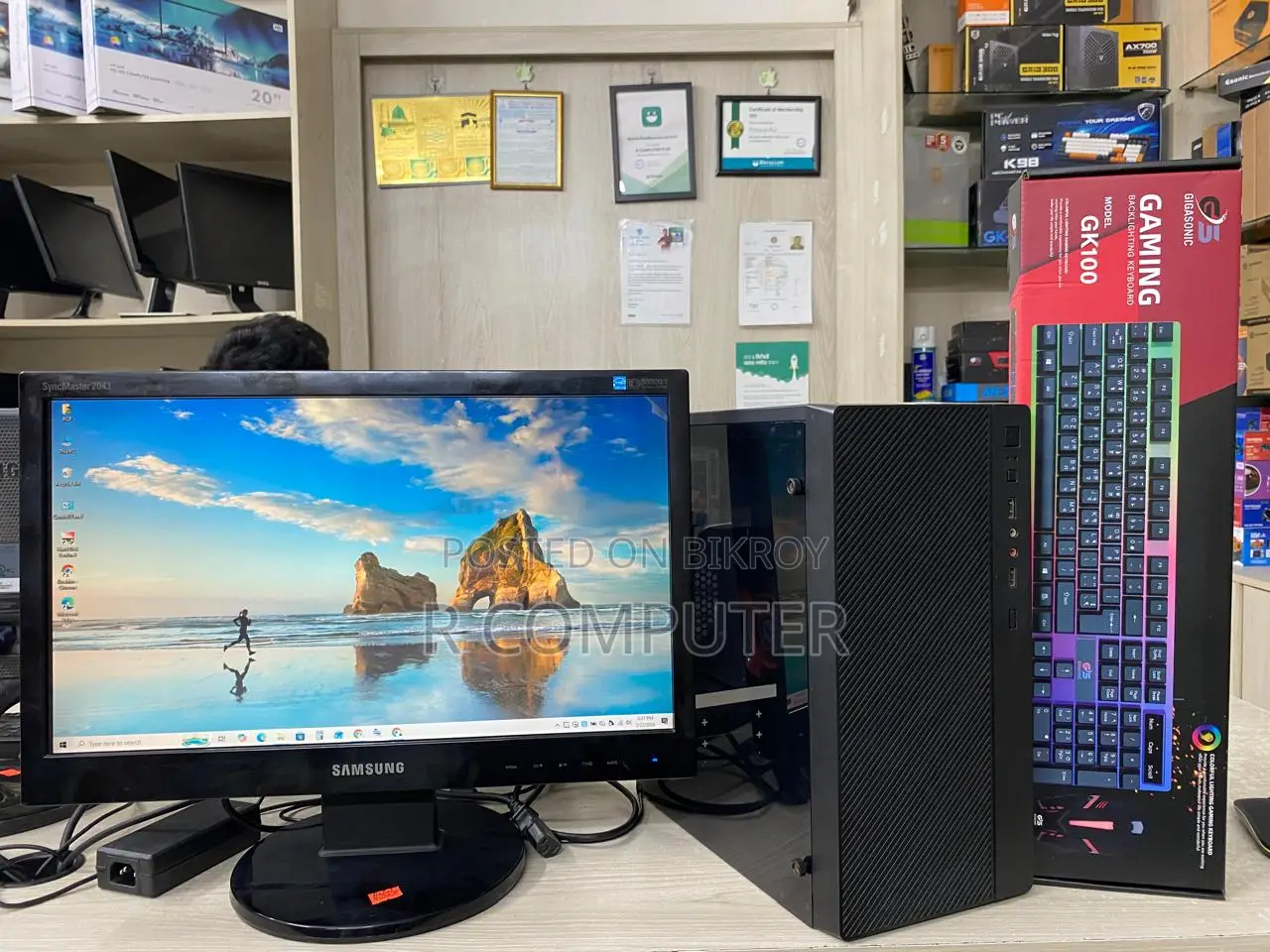 Desktop Computer 4GB Intel Core I5 SSD 128GB