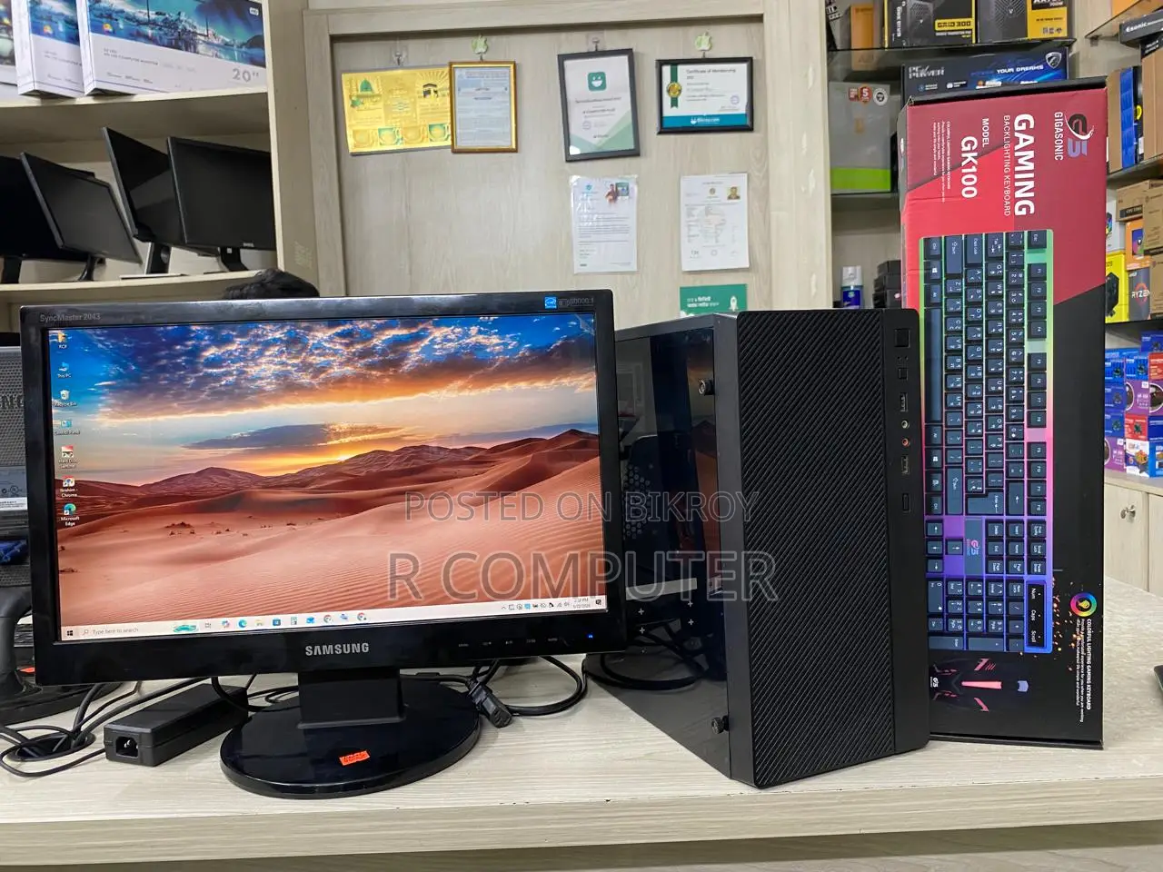 Desktop Computer 4GB Intel Core I5 SSD 128GB
