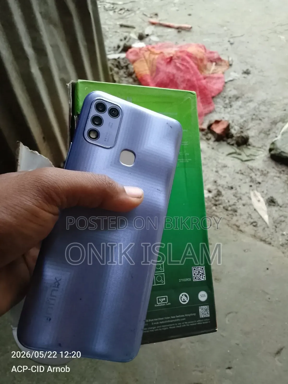 Infinix Hot 11 Play 64 GB Blue