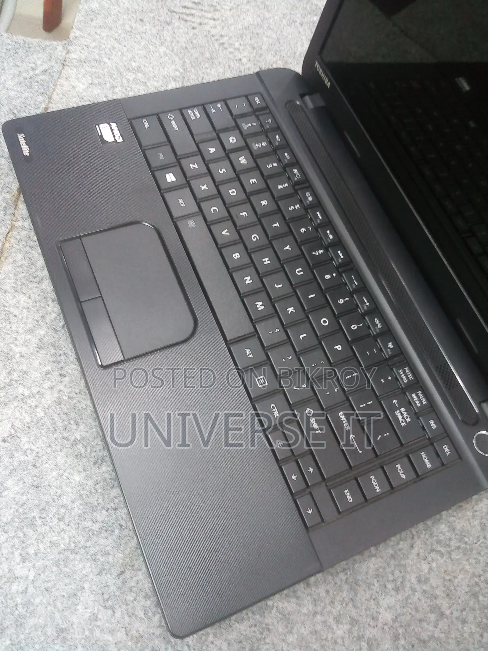 Laptop Toshiba 4GB Intel Pentium HDD 500GB