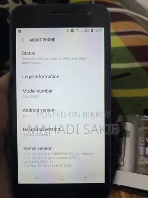 Samsung Galaxy J2 Core 8 GB Blue