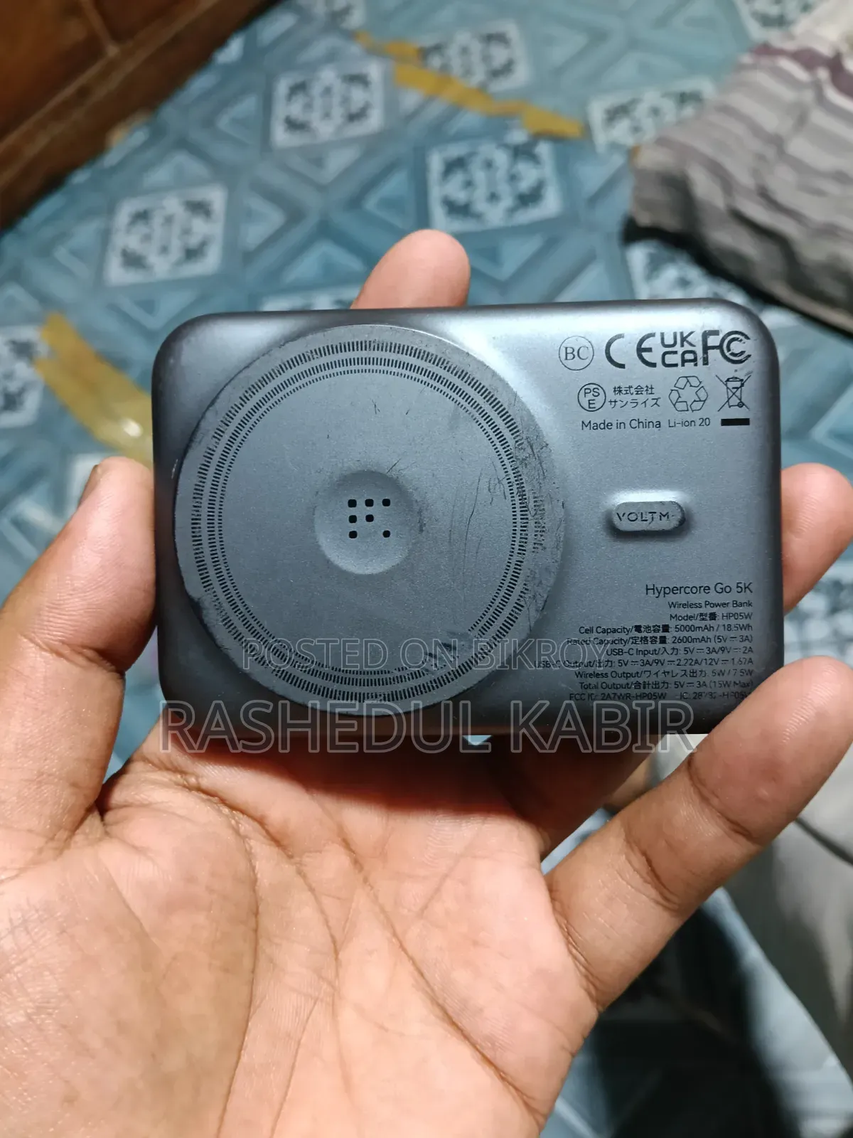 Wireless Powerbank for Apple Samsung