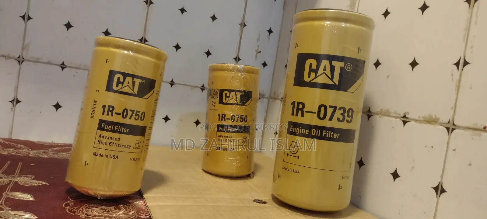 Excavator Heavy Machine Oil Filter for Sale