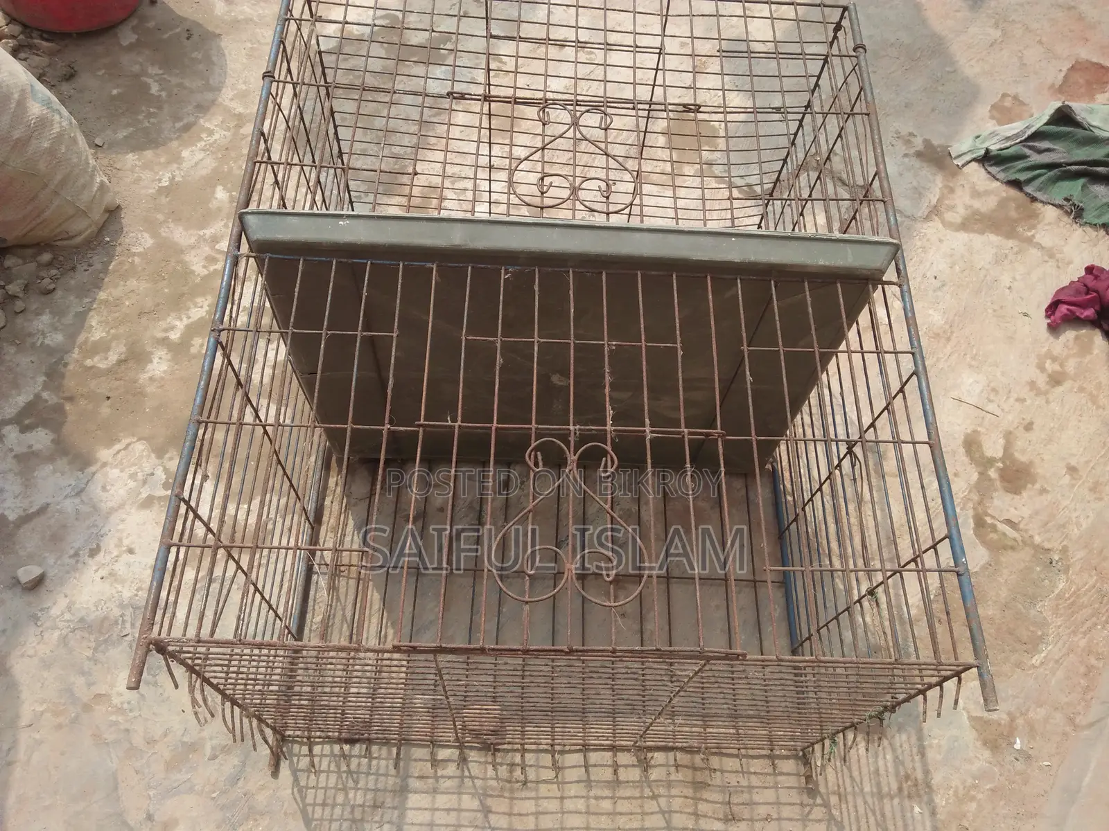 2-Compartment Pigeon Cage