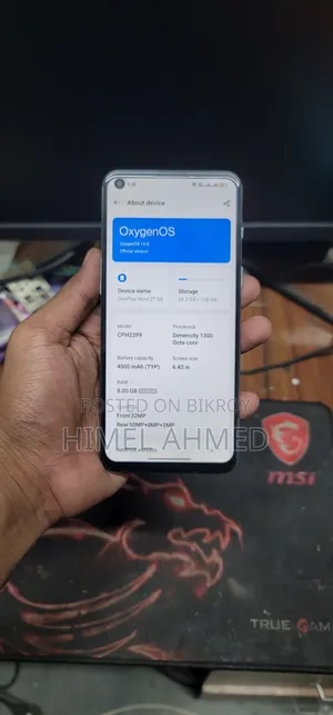 OnePlus Nord 2T 128 GB Gray
