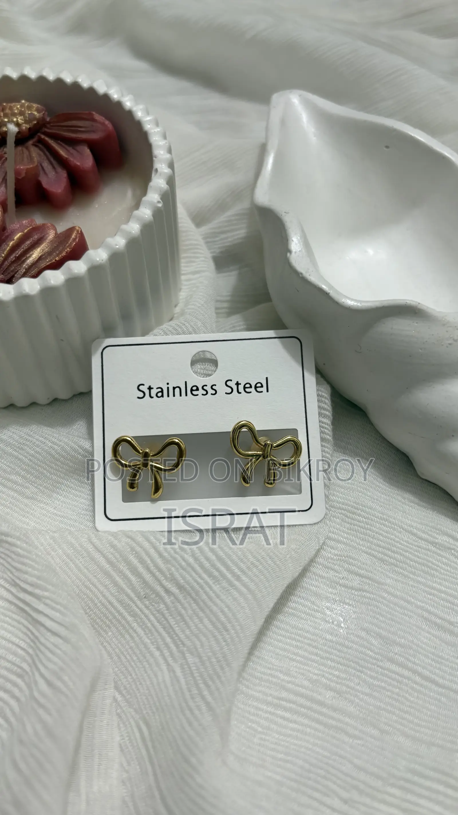 Original China Stainless Steel Earrings