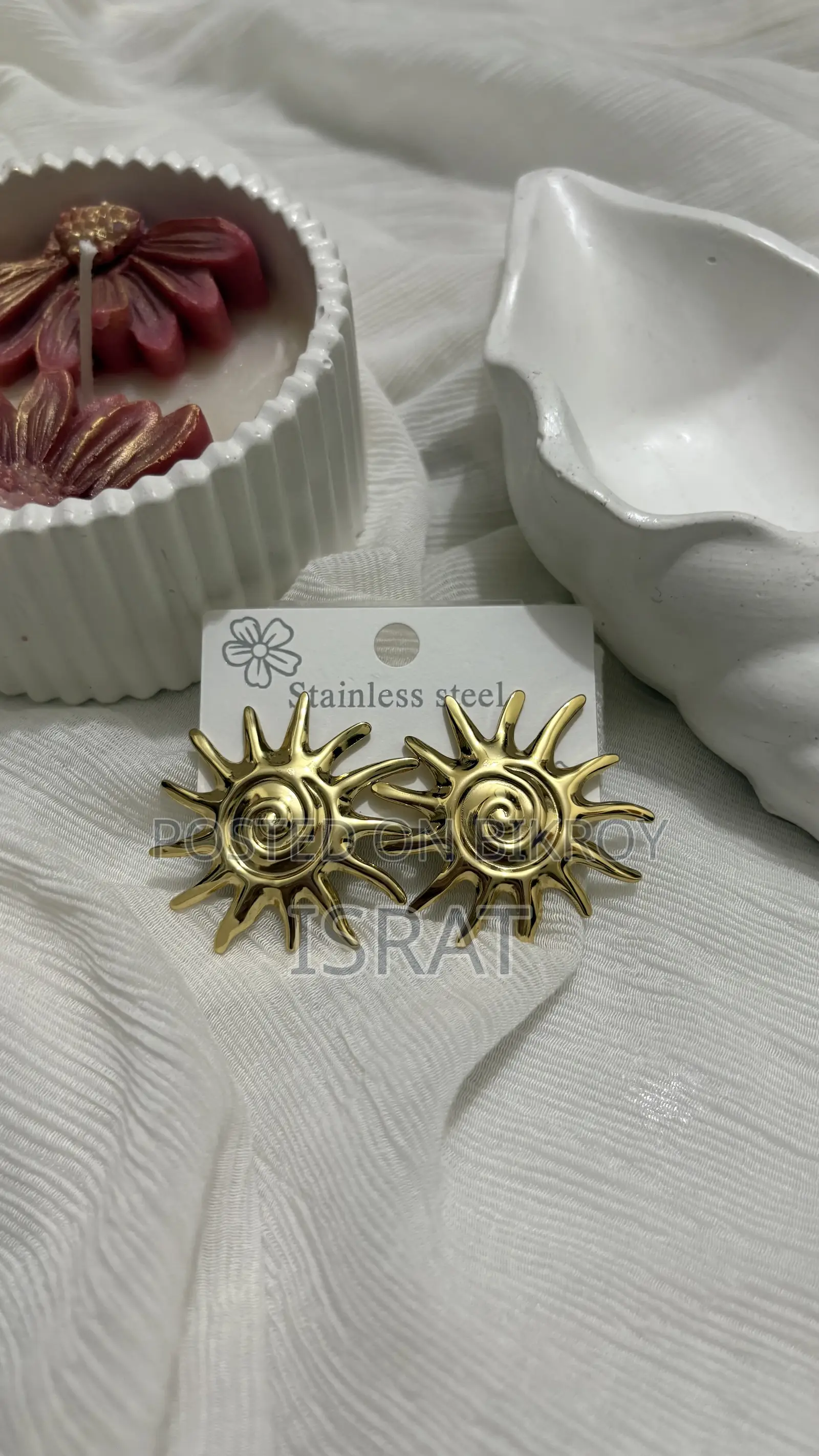Original China Stainless Steel Earrings