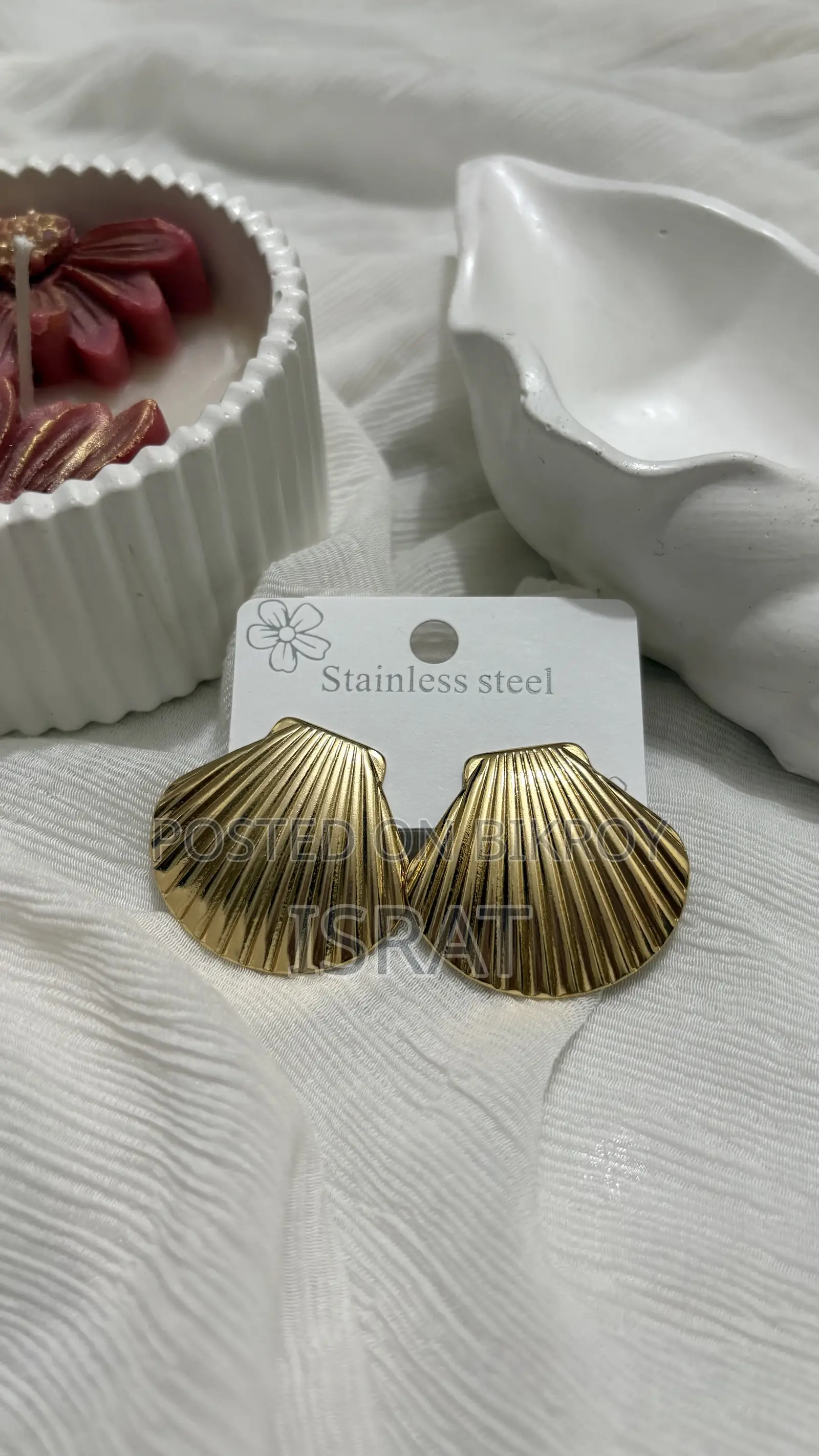 Original China Stainless Steel Earrings