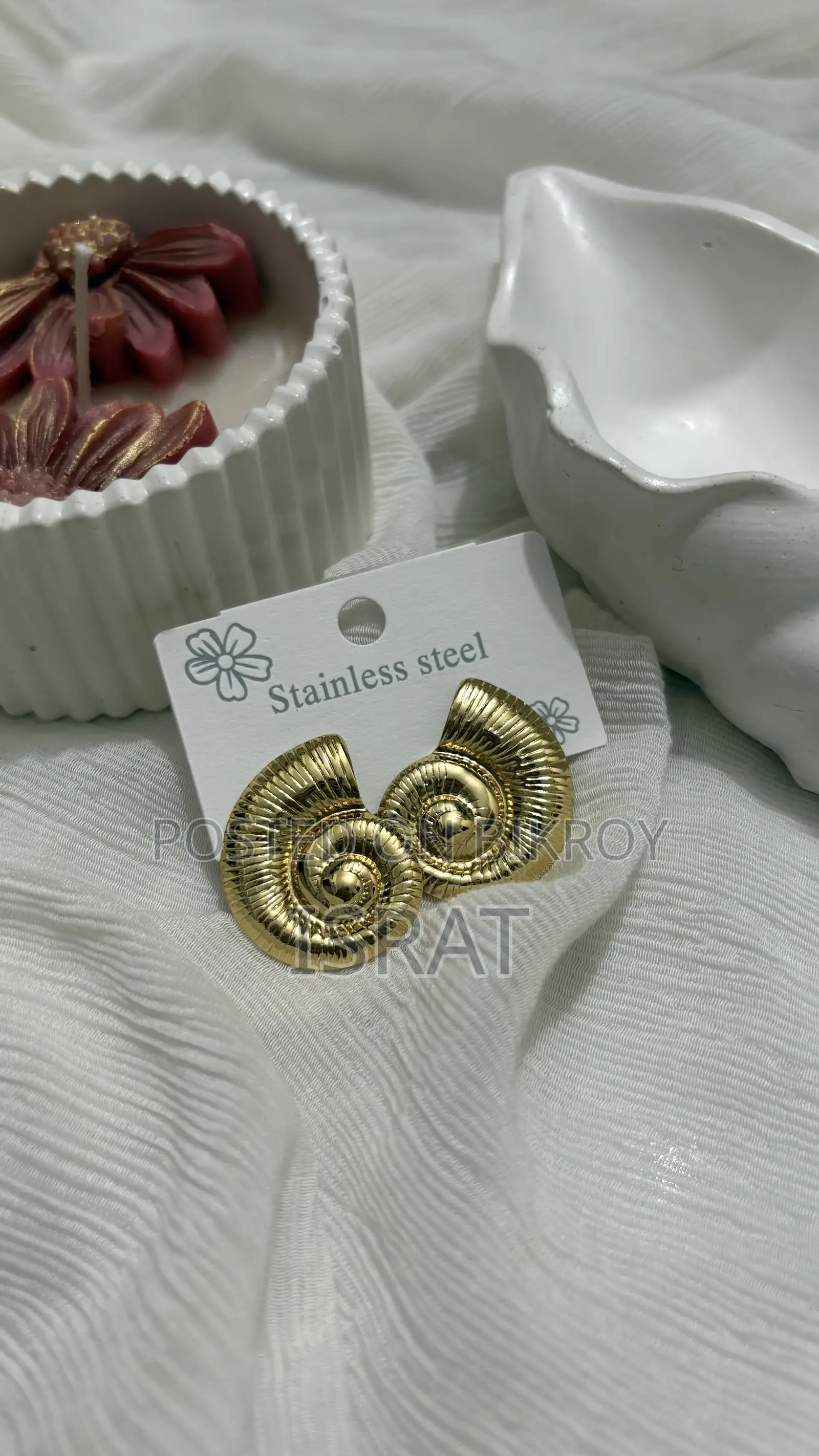 Original China Stainless Steel Earrings