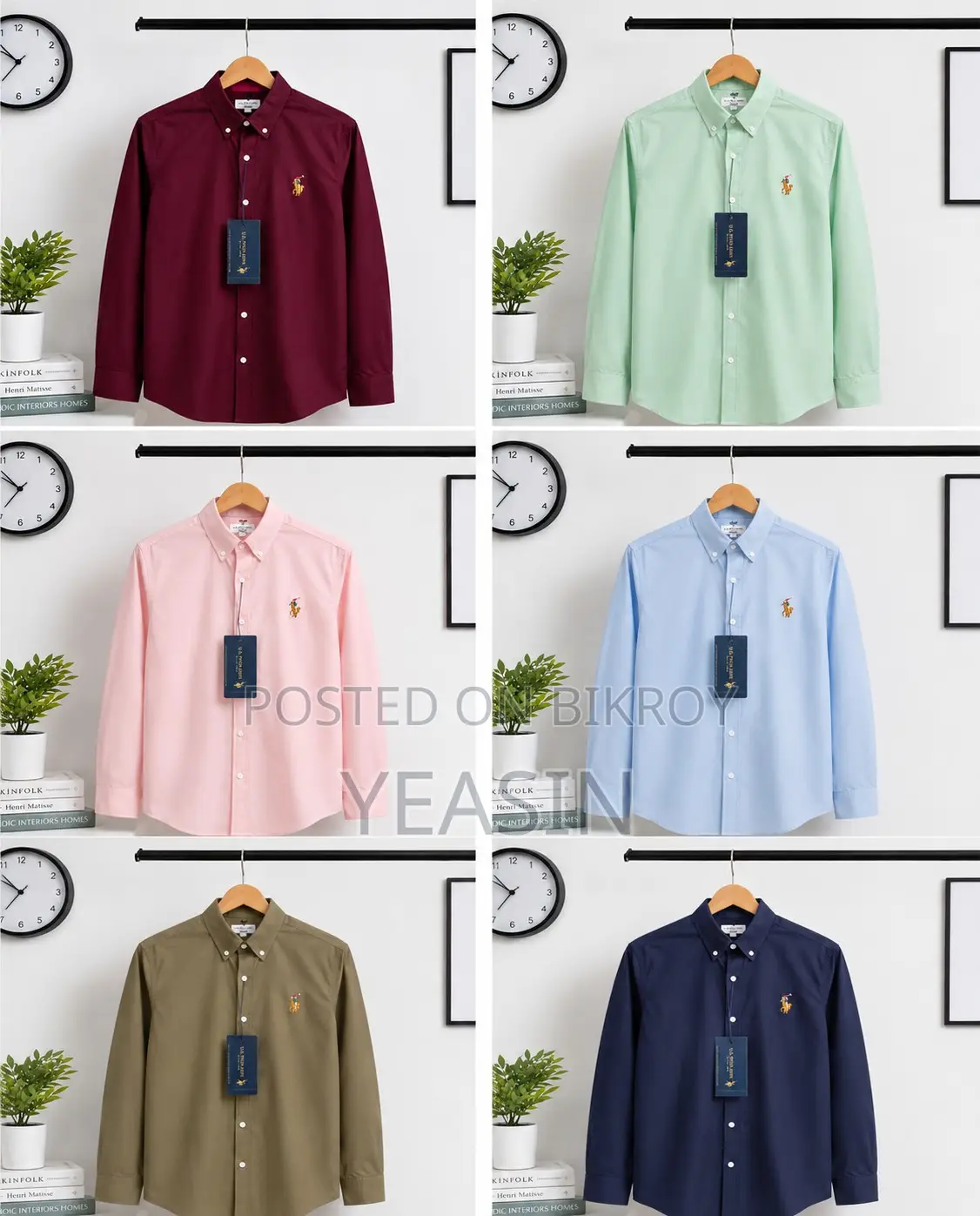 Ralph Lauren Premium Quality Oxford Cotton Fabric Shirt