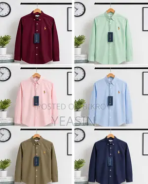 Ralph Lauren Premium Quality Oxford Cotton Fabric Shirt