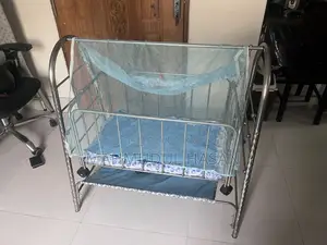 Baby Cradle Steel With Mosquito Net