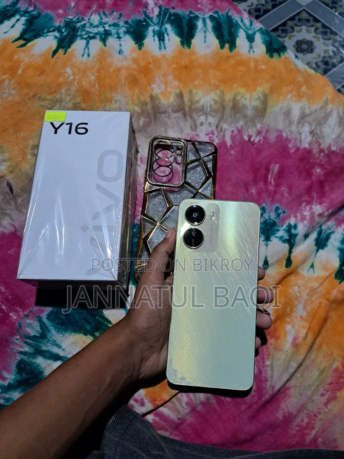 New Vivo Y16 64 GB Rose Gold