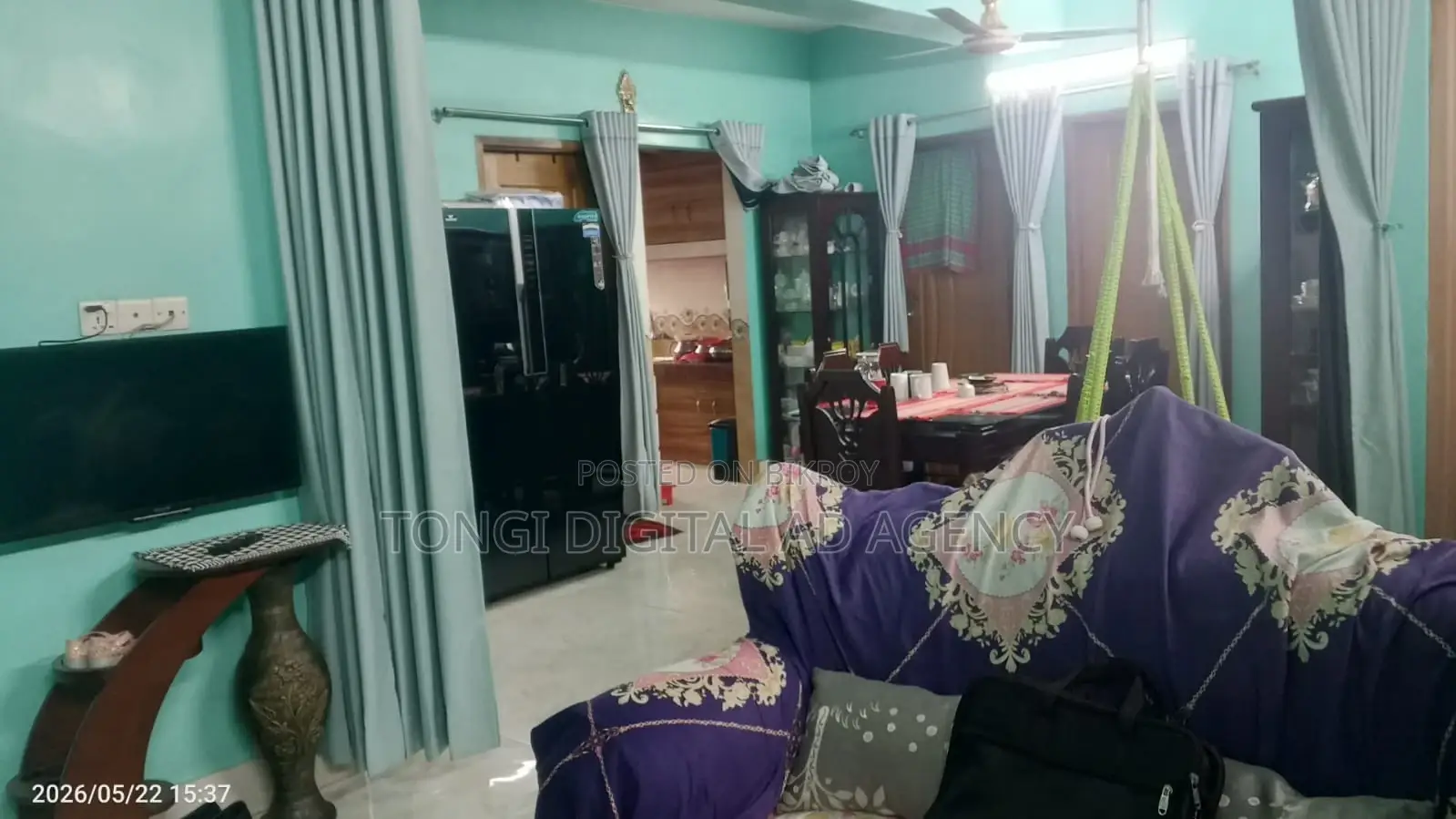 Furnished 3-bedroom Apartment in Belasheshe, Tongi for sale