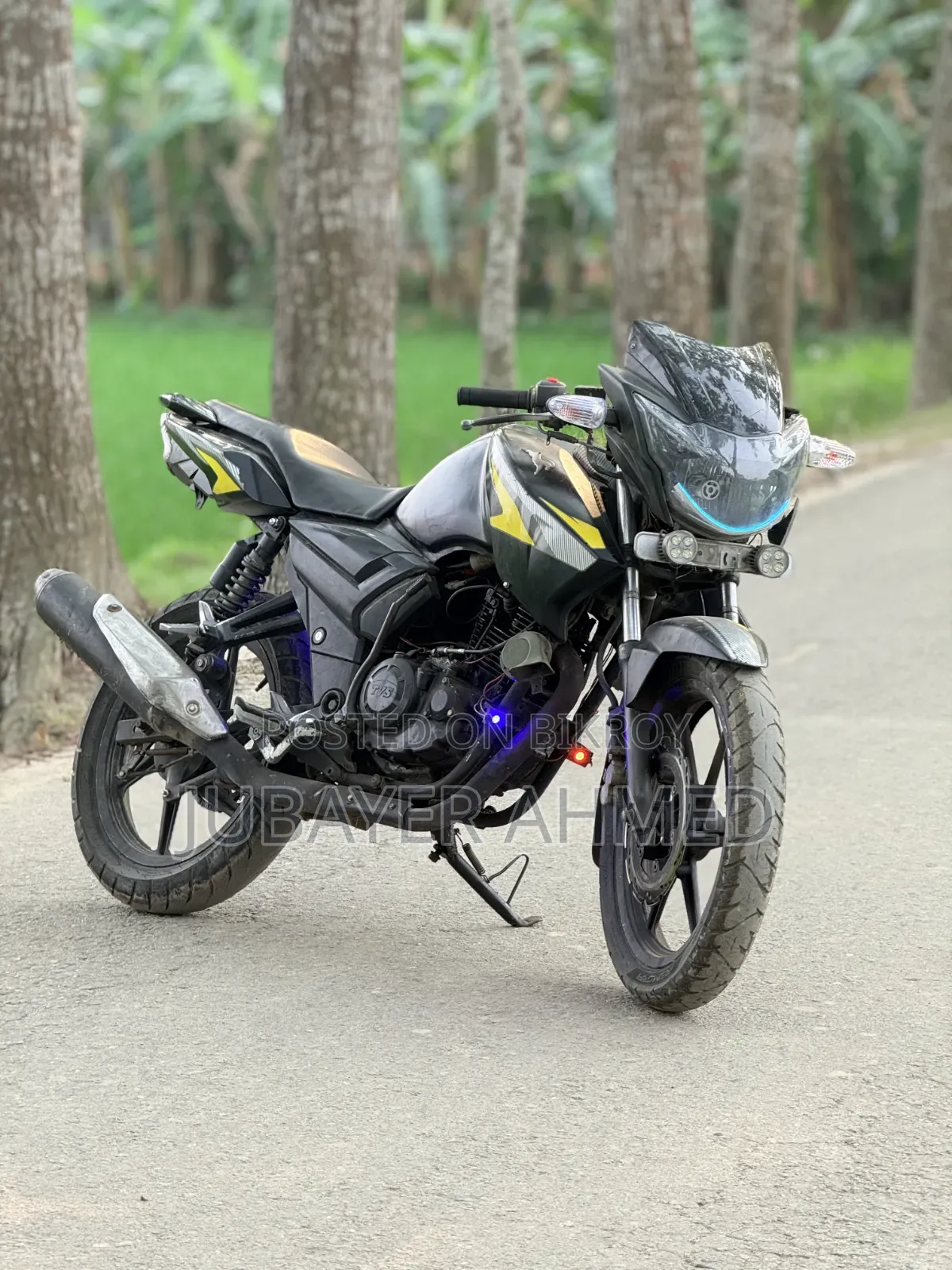 TVS Apache RTR 160 2V 2017 Black