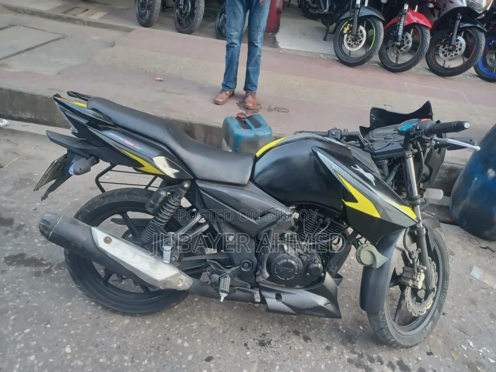 TVS Apache RTR 160 2V 2017 Black