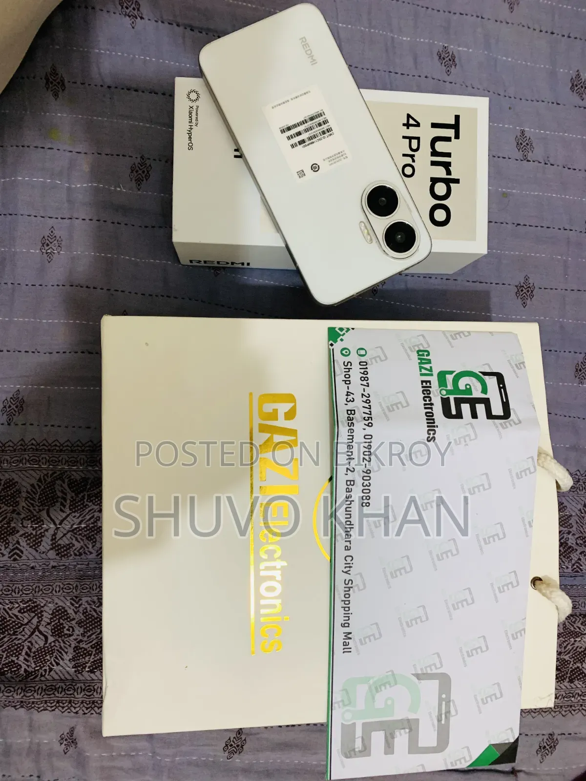 Xiaomi Redmi Turbo 4 Pro 256 GB White