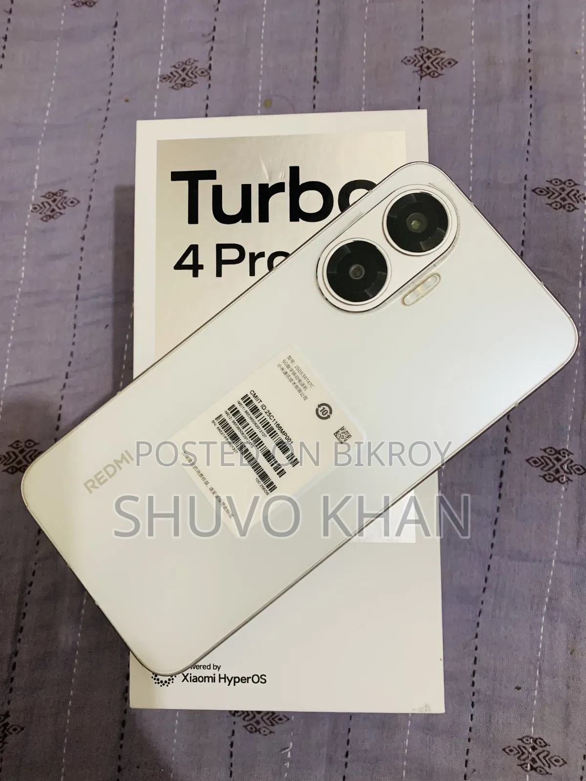 Xiaomi Redmi Turbo 4 Pro 256 GB White