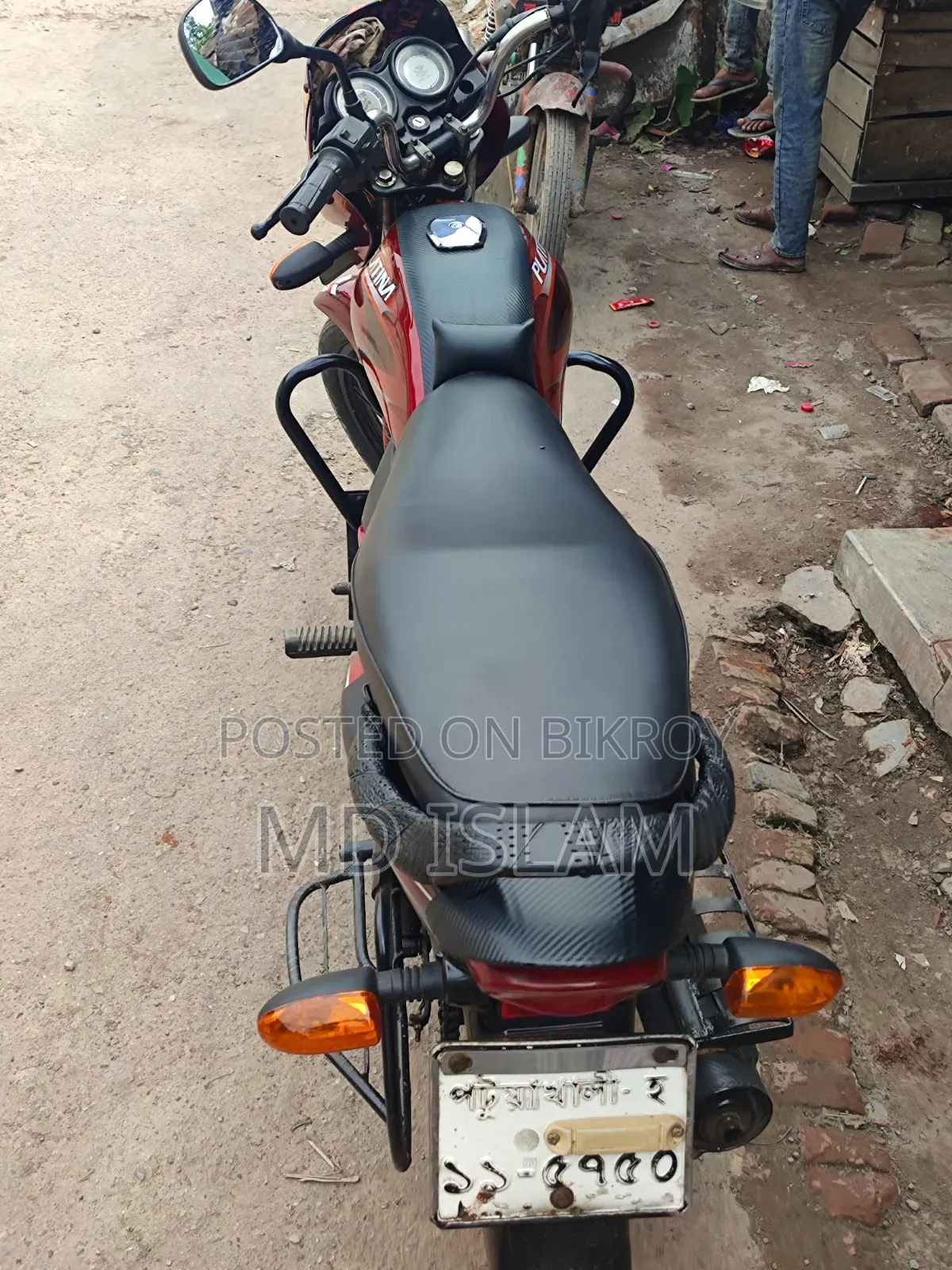Bajaj Platina 100 2026 Red