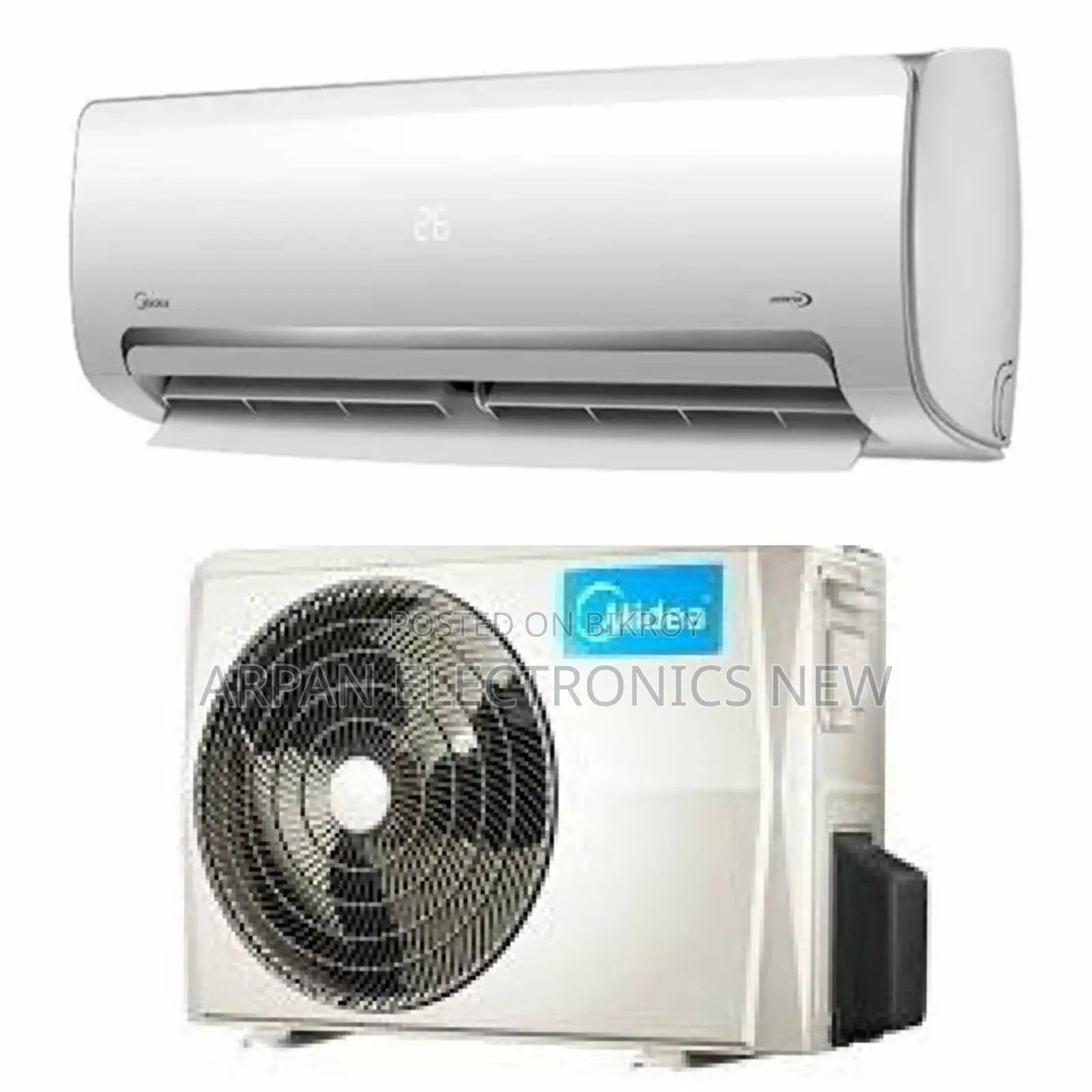 Midea Inverter AC 1.5 Ton 18000 BTU [12 Years Warranty]