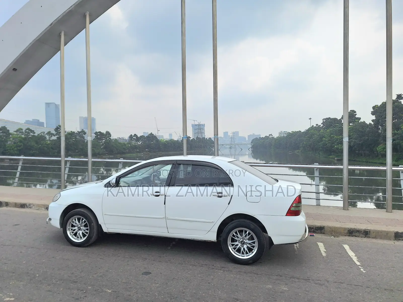 New Toyota Corolla Sedan 2001 White