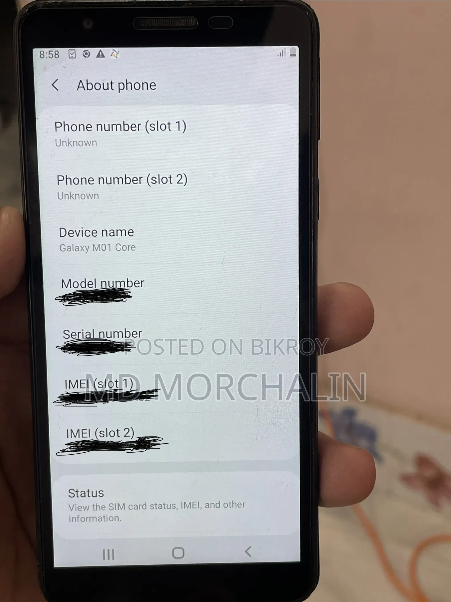 Samsung Galaxy M01 Core 32 GB Black