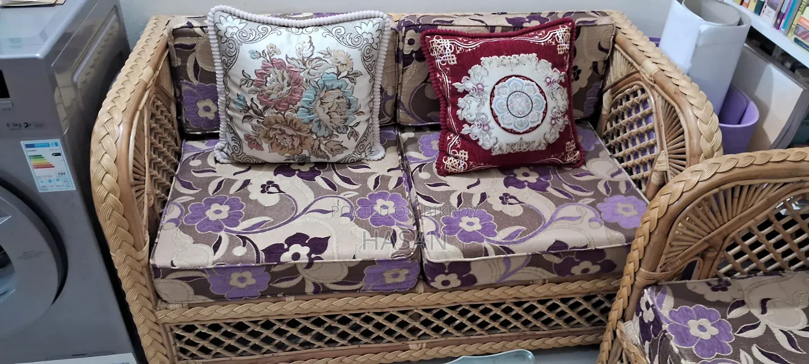 New Rattan Sofa