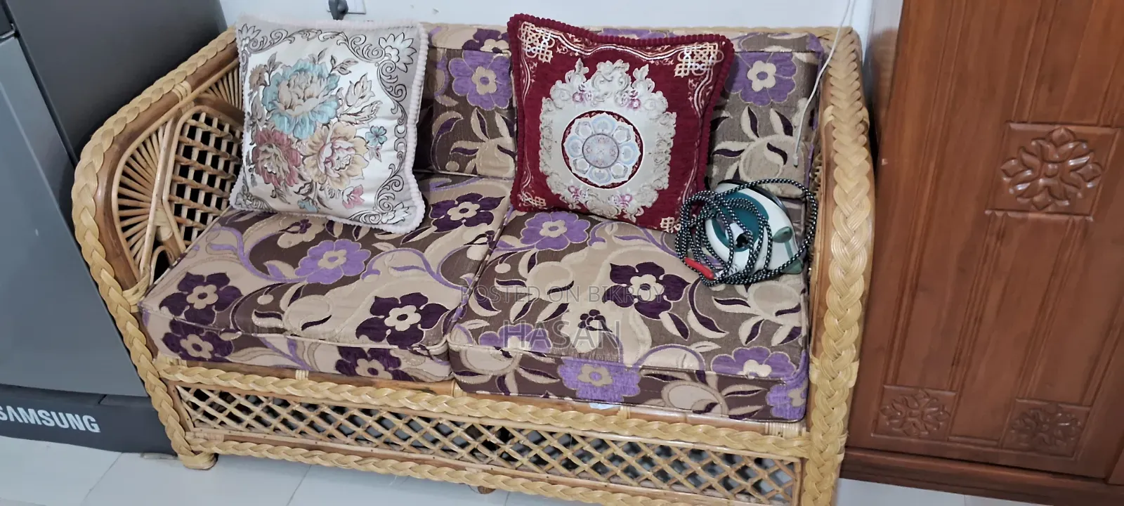 New Rattan Sofa