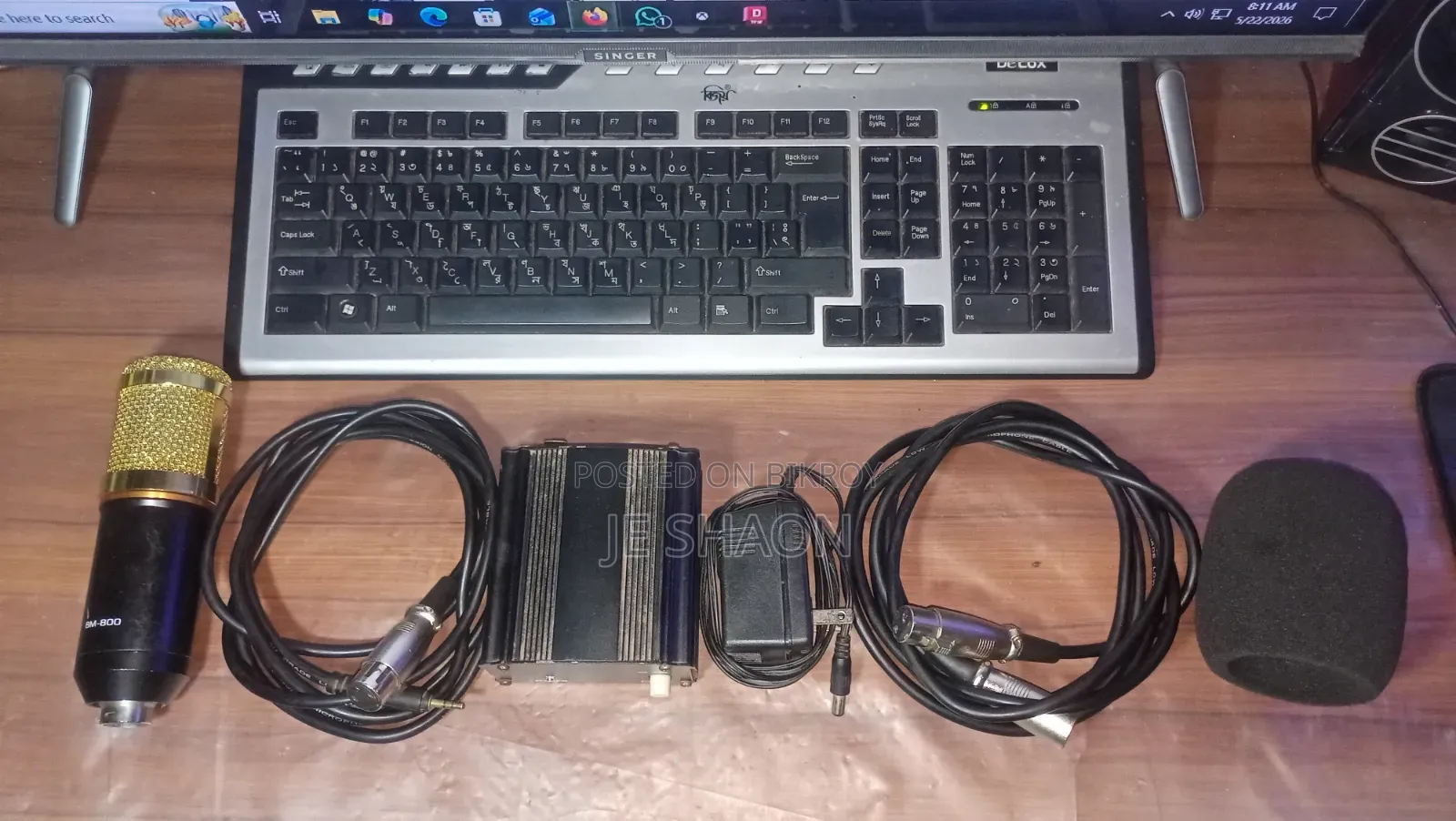 Bm- 800 Microphone and Phantom Power Sale Post