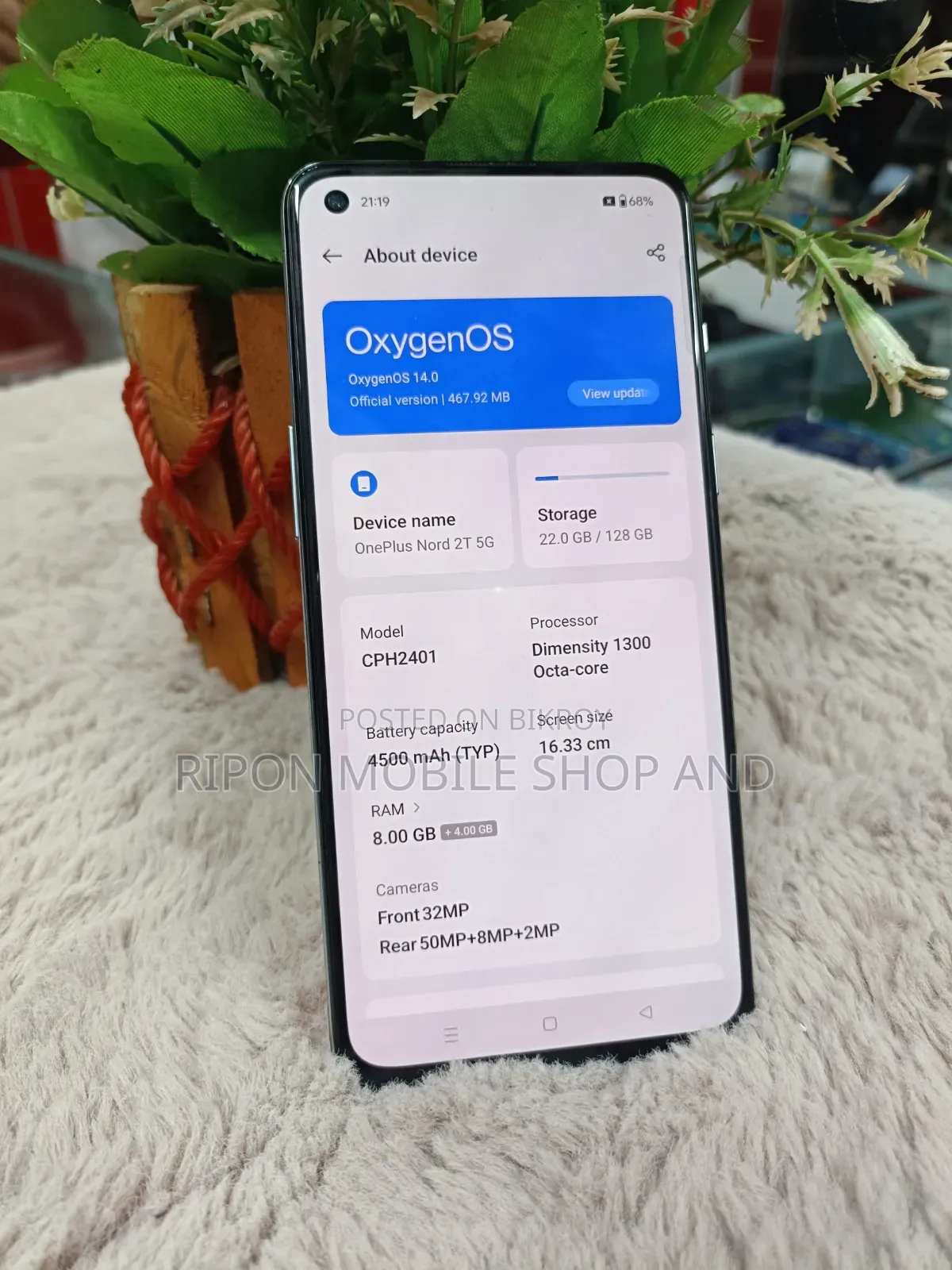 OnePlus Nord 2T 128 GB White