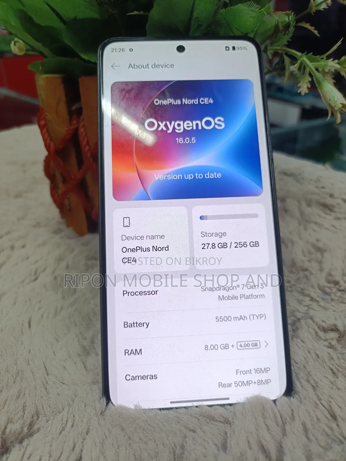 OnePlus Nord CE4 256 GB Gray