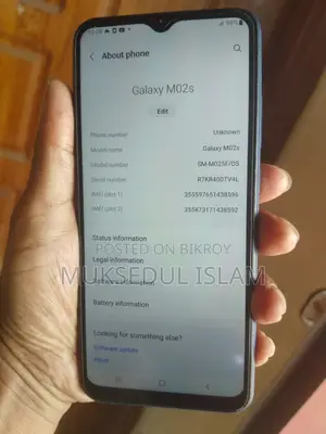 Samsung Galaxy M02s 64 GB Blue