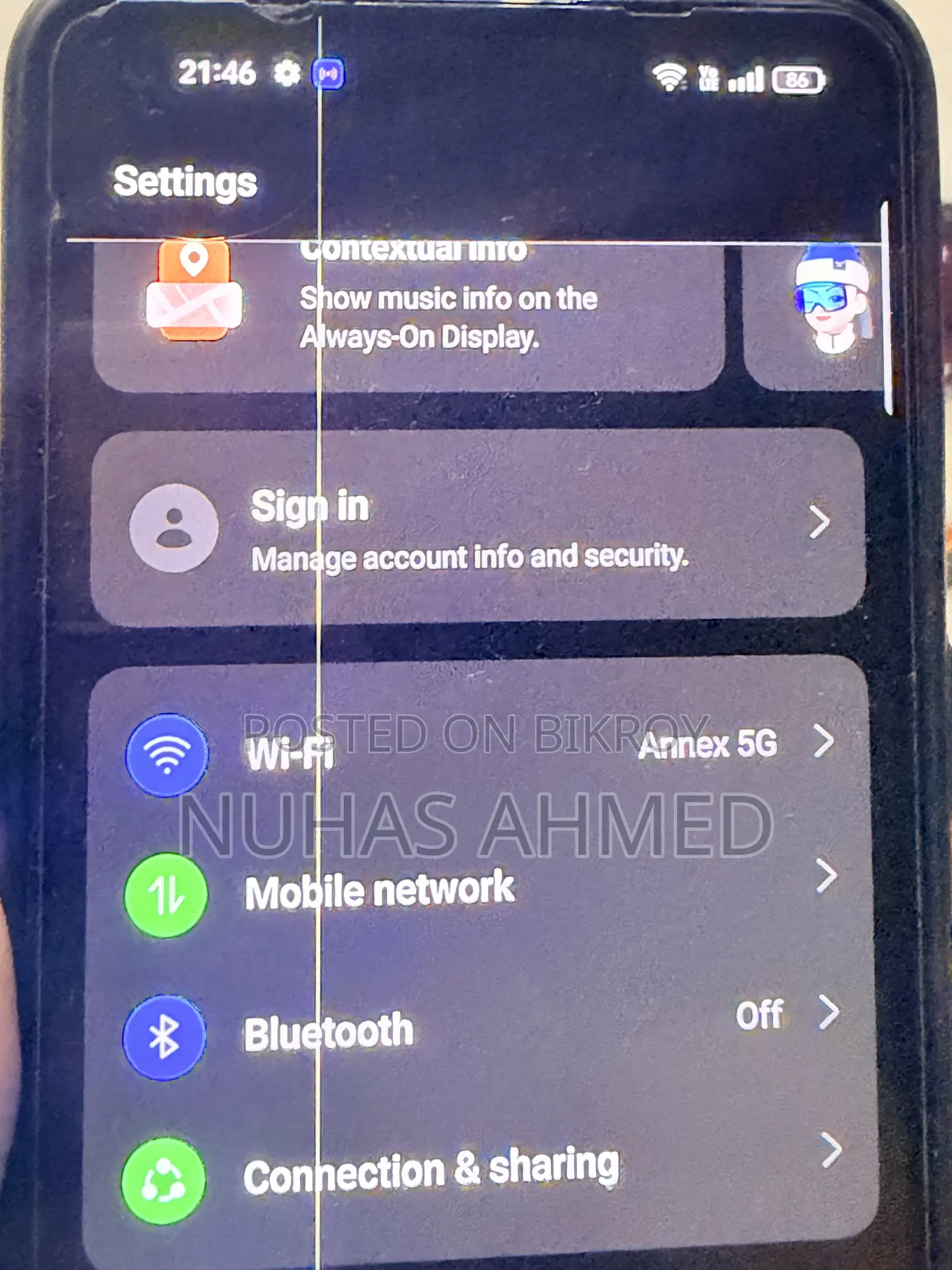 Oppo Reno 5 128 GB Gray