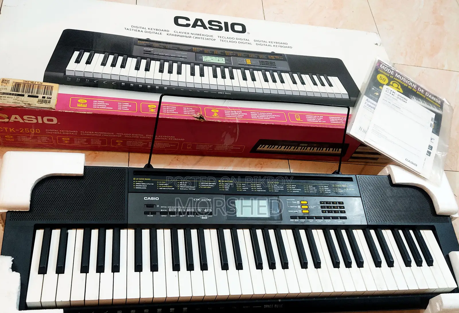 Casio CTK-2500 61 Keys Keyboard (Almost New)