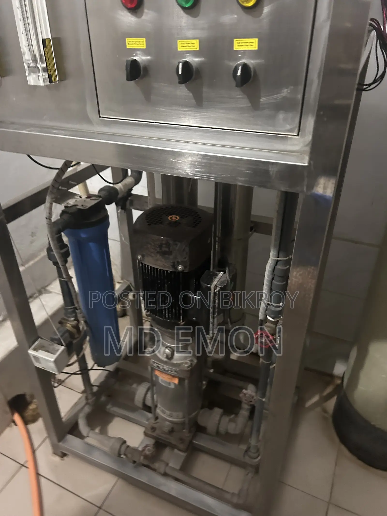 Urgent Sale: 500 LPH Water Purification Plant