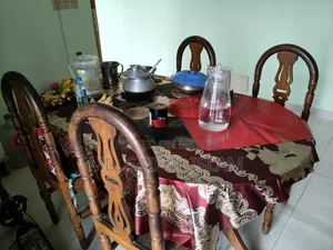Teak Wood Dining Table and Chairs
