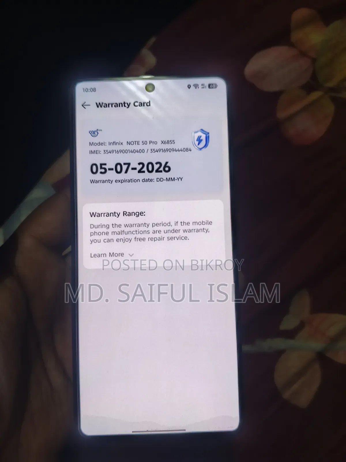 Infinix Note 50 Pro 256 GB Gray