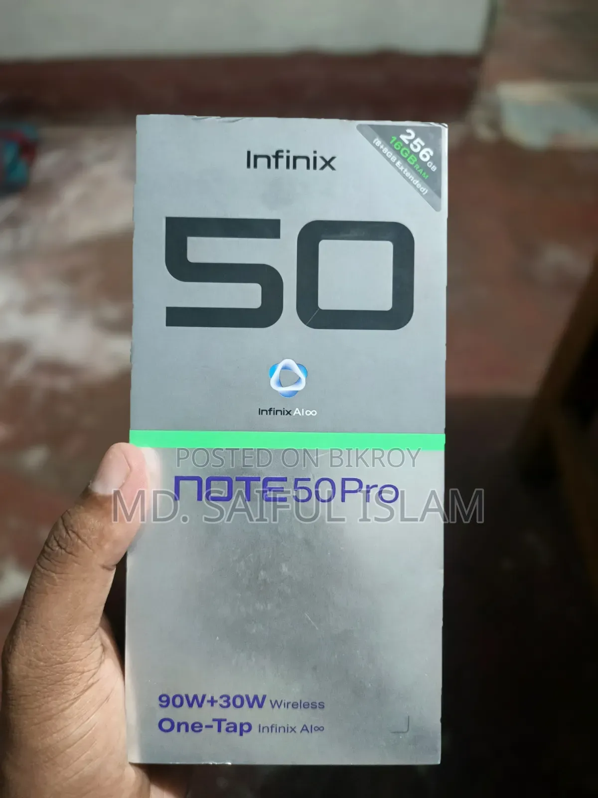 Infinix Note 50 Pro 256 GB Gray