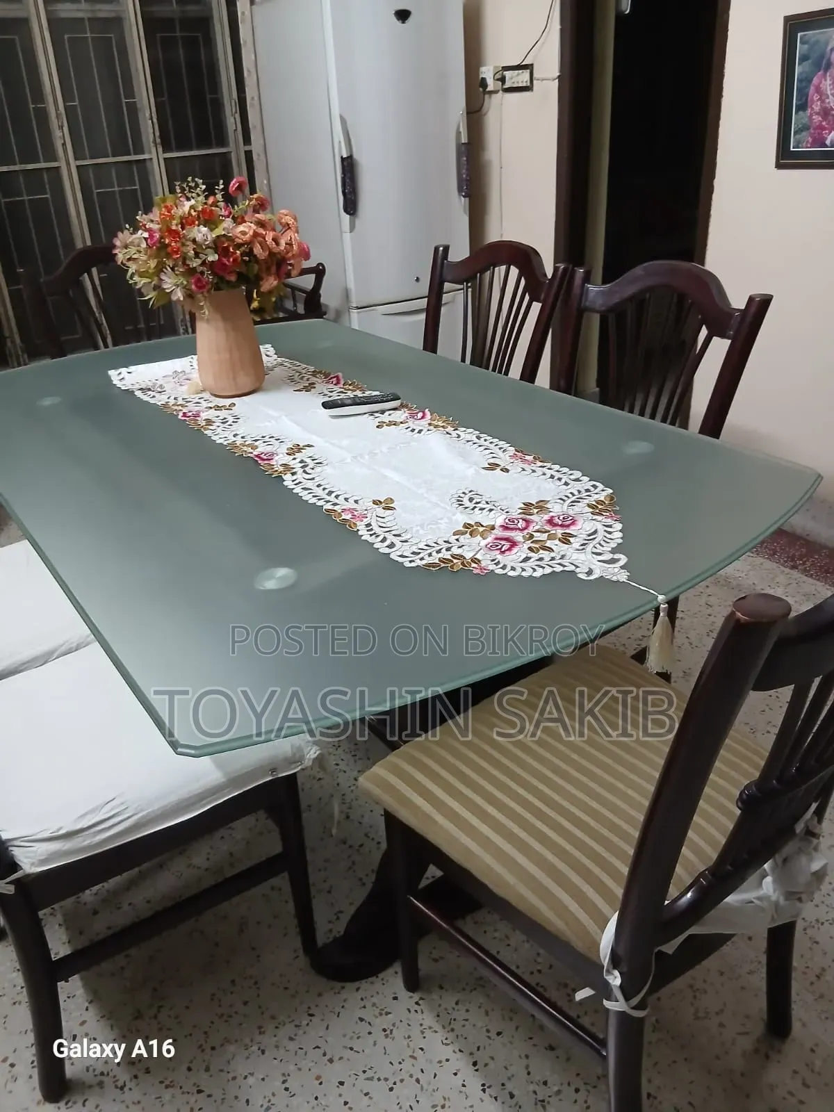 6-Chair Dining Table (Brand: Akhter)