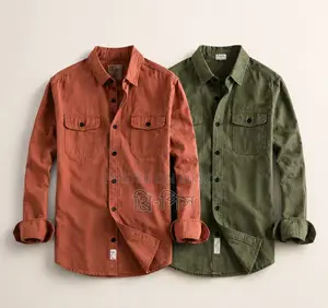 High Thickness Double Pocket Shirt (2-piece Combo)
