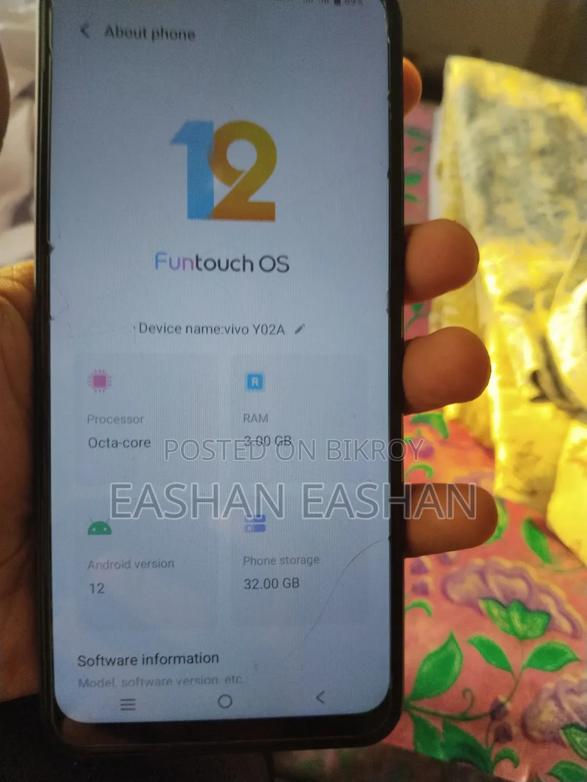 Vivo Y02A 32 GB Black