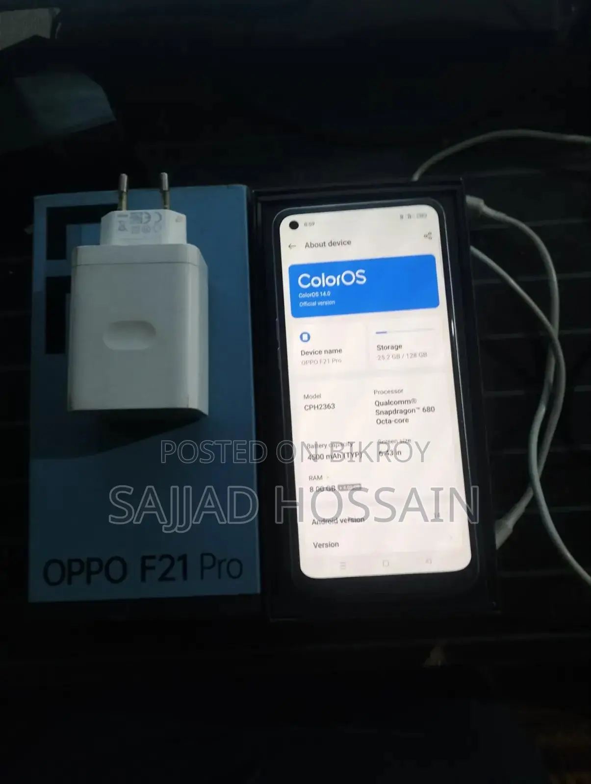 Oppo F21 Pro 128 GB Orange