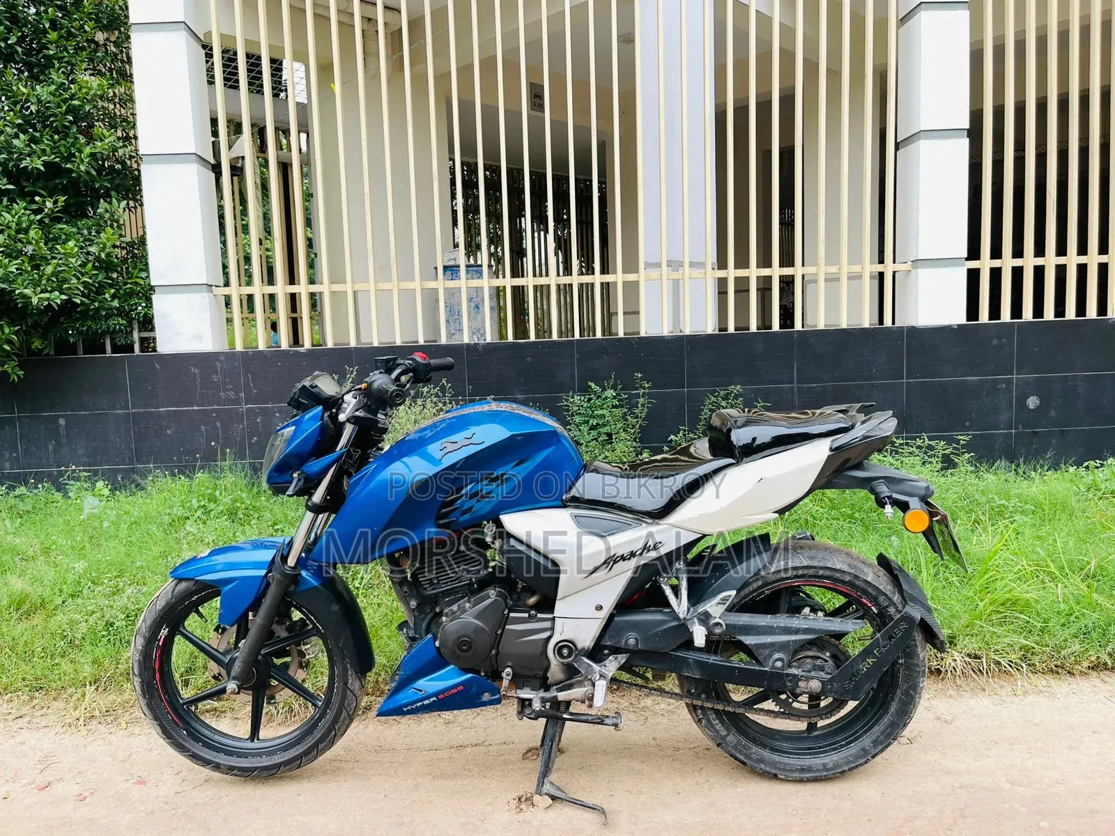 TVS Apache 160 4V 2020 Blue