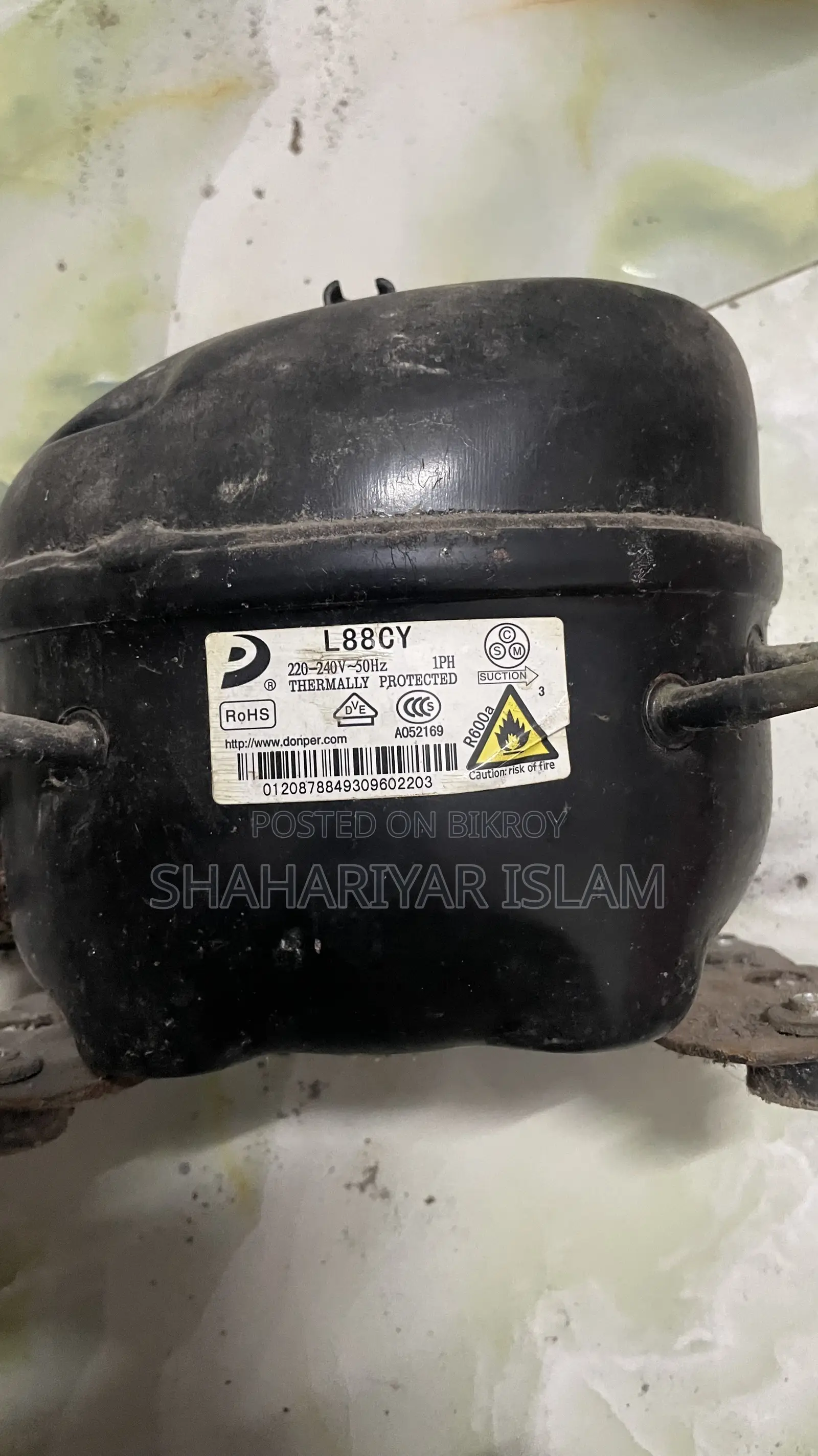 রেঞ্জেস ফ্রিজ কম্প্রেসার ১-ফেজ