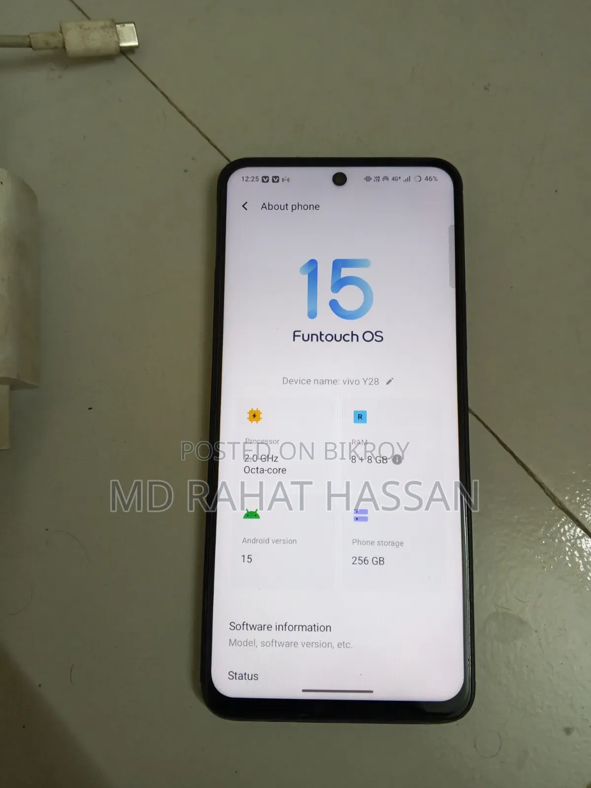 Vivo Y28 8 GB Black